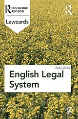 eBook (epub) English Legal System Lawcards 2012-2013 de 