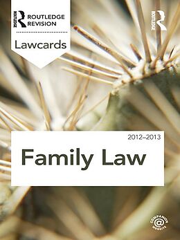 eBook (epub) Family Lawcards 2012-2013 de Routledge