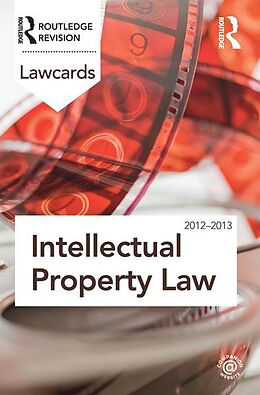 eBook (pdf) Intellectual Property Lawcards 2012-2013 de Routledge