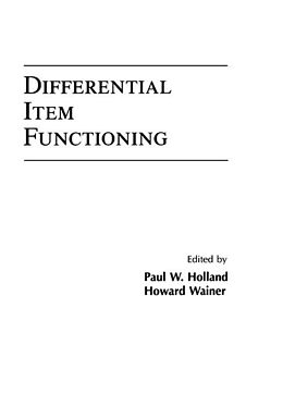 E-Book (pdf) Differential Item Functioning von 