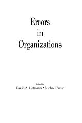 eBook (epub) Errors in Organizations de 