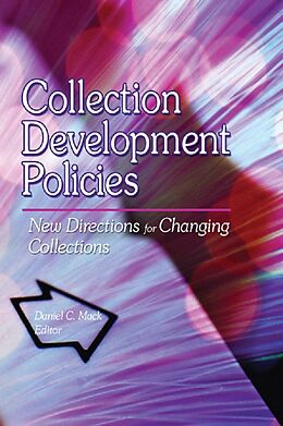 eBook (pdf) Collection Development Policies de Linda S Katz