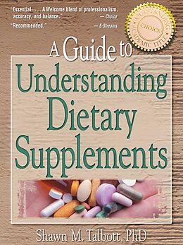 eBook (epub) A Guide to Understanding Dietary Supplements de Shawn M Talbott