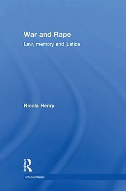 E-Book (epub) War and Rape von Nicola Henry