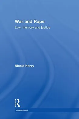E-Book (pdf) War and Rape von Nicola Henry