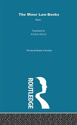 E-Book (epub) The Minor Law Books von F. Max Muller