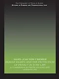 E-Book (pdf) Human Rights and the Protection of Privacy in Tort Law von Hans-Joachim Cremer