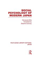 eBook (pdf) Social Psychology of Modern Japan de Munesuke Mita