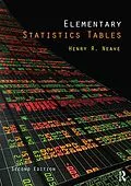 E-Book (epub) Elementary Statistics Tables von Henry Neave
