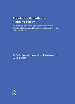 E-Book (epub) Population Growth and Planning Policy von D. E. C. Eversley, V. Jackson, G. Lomas