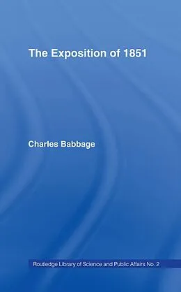 E-Book (pdf) Exposition of 1851 von Charles Babbage