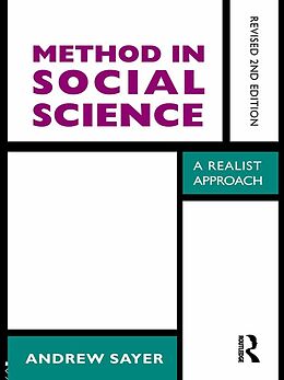 E-Book (epub) Method in Social Science von Andrew Sayer