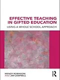 ePUB Effective Teaching in Gifted Education von Wendy Robinson, Jim Campbell