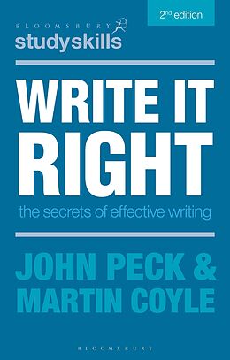 eBook (pdf) Write it Right de John Peck, Martin Coyle