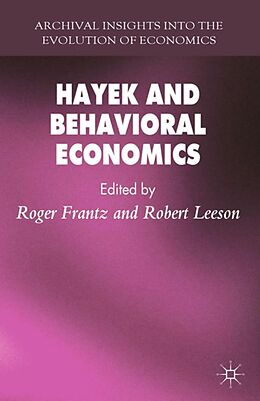 eBook (pdf) Hayek and Behavioral Economics de 