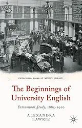 Fester Einband The Beginnings of University English von A. Lawrie