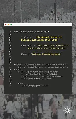 E-Book (pdf) Firebrand Waves of Digital Activism 1994-2014 von Athina Karatzogianni