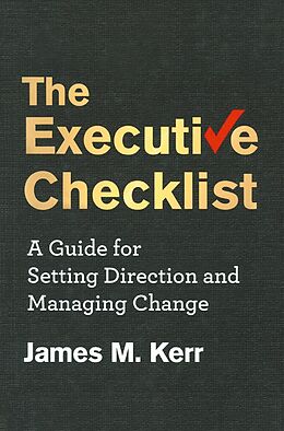 eBook (pdf) The Executive Checklist de J. Kerr