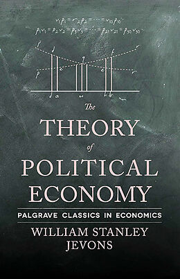 Couverture cartonnée The Theory of Political Economy de William Stanley Jevons