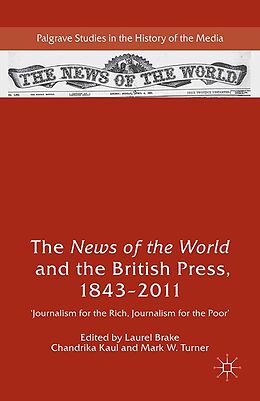 eBook (pdf) The News of the World and the British Press, 1843-2011 de 