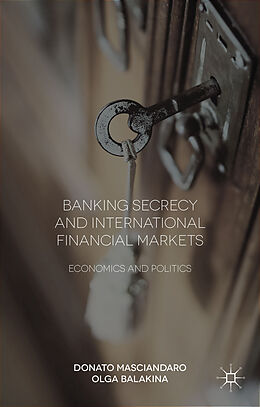 Fester Einband Banking Secrecy and Global Finance von Donato Masciandaro, Olga Balakina