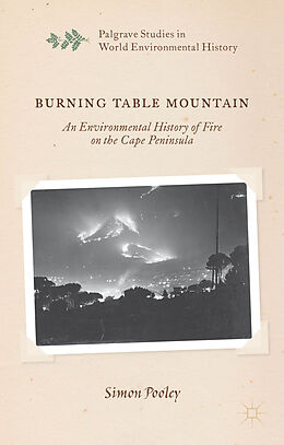 Livre Relié Burning Table Mountain de S. Pooley