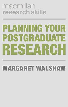 eBook (pdf) Planning Your Postgraduate Research de Margaret Walshaw