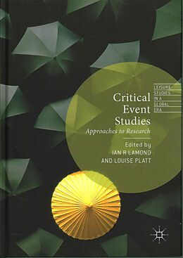 Livre Relié Critical Event Studies de Ian R. Platt, Louise Lamond