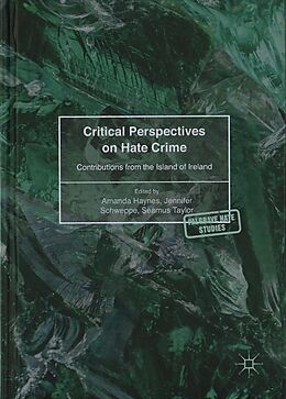 Livre Relié Critical Perspectives on Hate Crime de Seamus Taylor