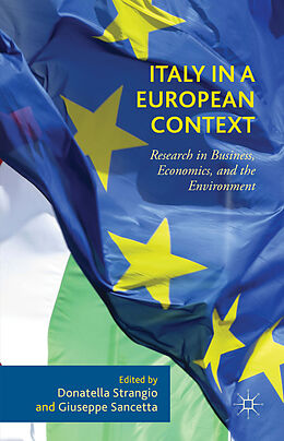 Livre Relié Italy in a European Context de Donatella Sancetta, Giuseppe Zimmer, Jen Strangio