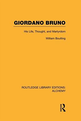 Kartonierter Einband Giordano Bruno von William Boulting
