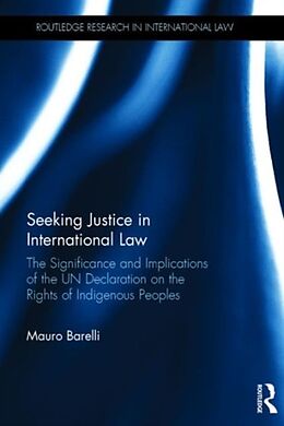 Livre Relié Seeking Justice in International Law de Mauro Barelli