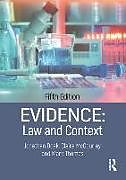 Kartonierter Einband Evidence: Law and Context von Jonathan Doak, Claire Mcgourlay, Mark Thomas