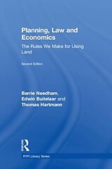 Livre Relié Planning, Law and Economics de Barrie Needham, Edwin Buitelaar, Thomas Hartmann