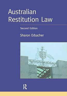 Livre Relié Australian Restitution Law de Sharon Erbacher
