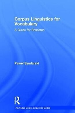 Fester Einband Corpus Linguistics for Vocabulary von Pawe Szudarski