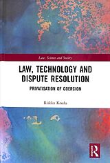 Livre Relié Law, Technology and Dispute Resolution de Riikka Koulu