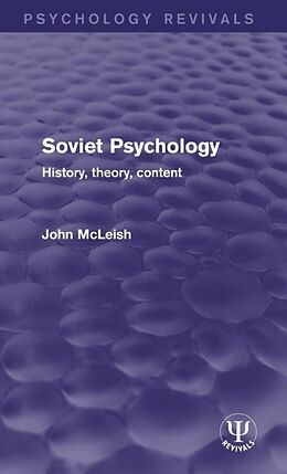 Fester Einband Soviet Psychology von John McLeish