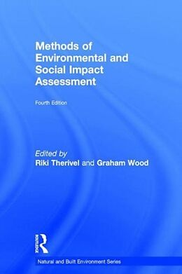 Livre Relié Methods of Environmental and Social Impact Assessment de Peter Therivel, Riki Wood, Graham (Oxford Morris