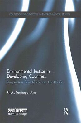 Couverture cartonnée Environmental Justice in Developing Countries de Rhuks Ako