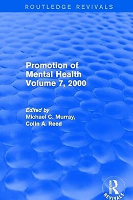 Livre Relié Promotion of Mental Health de Michael C. Murray, Colin A. Reed