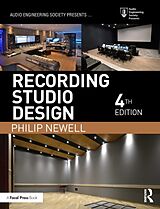 Couverture cartonnée Recording Studio Design de Philip Newell