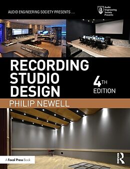 Couverture cartonnée Recording Studio Design de Philip Newell