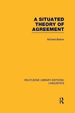 Couverture cartonnée A Situated Theory of Agreement de Michael Barlow