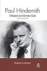 Kartonierter Einband Paul Hindemith von Luttmann Stephen