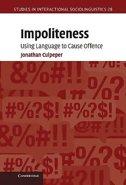 E-Book (epub) Impoliteness von Jonathan Culpeper