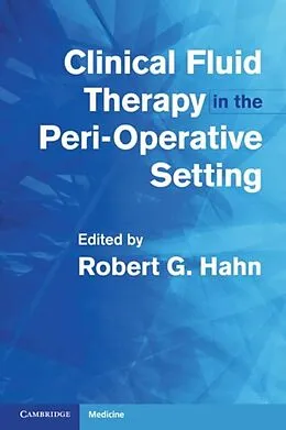 E-Book (pdf) Clinical Fluid Therapy in the Perioperative Setting von Hahn