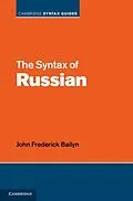 E-Book (pdf) Syntax of Russian von John Frederick Bailyn