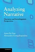E-Book (epub) Analyzing Narrative von Anna De Fina