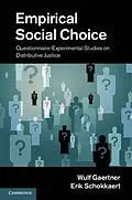 E-Book (epub) Empirical Social Choice von Wulf Gaertner